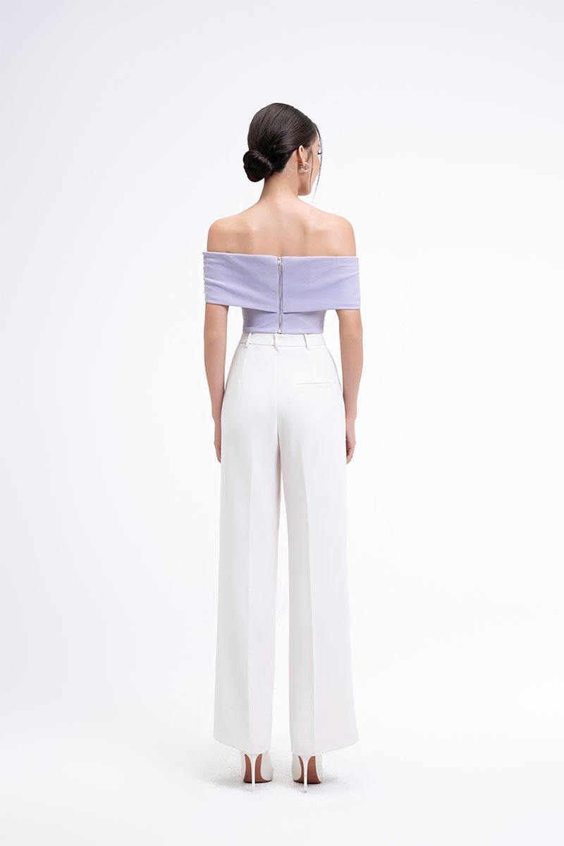 Laken Straight Pants in Iconic White