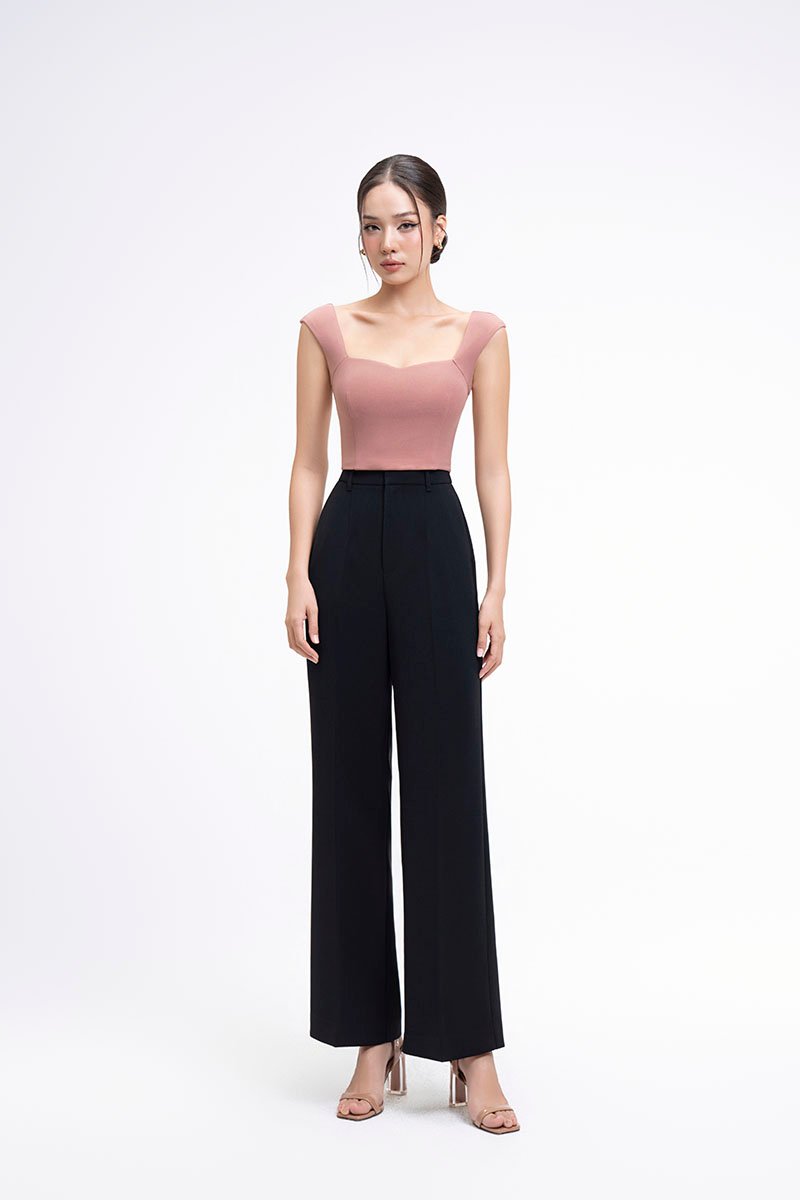 Laken Straight Pants in Classic Black