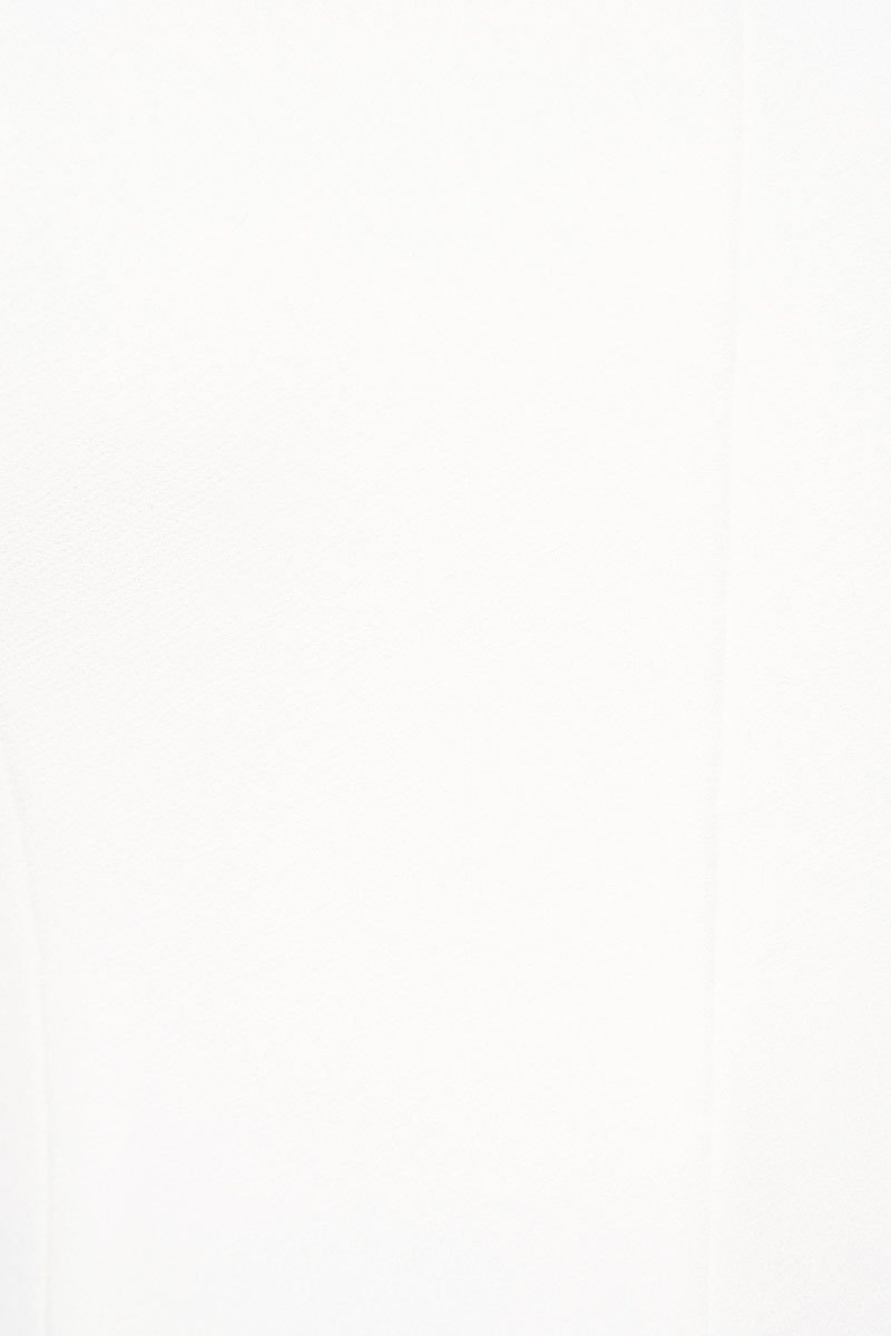 Eliana Padded Sweetheart Cap Sleeves Top in Iconic White