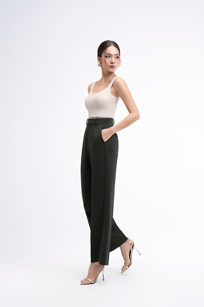 Kelsie Padded Sweetheart Top in Ivory