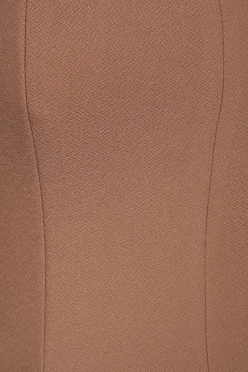 Kelsie Padded Sweetheart Top in Latte