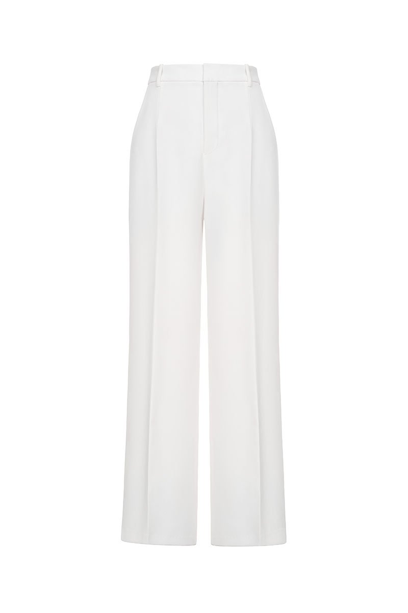 Laken Straight Pants in Iconic White