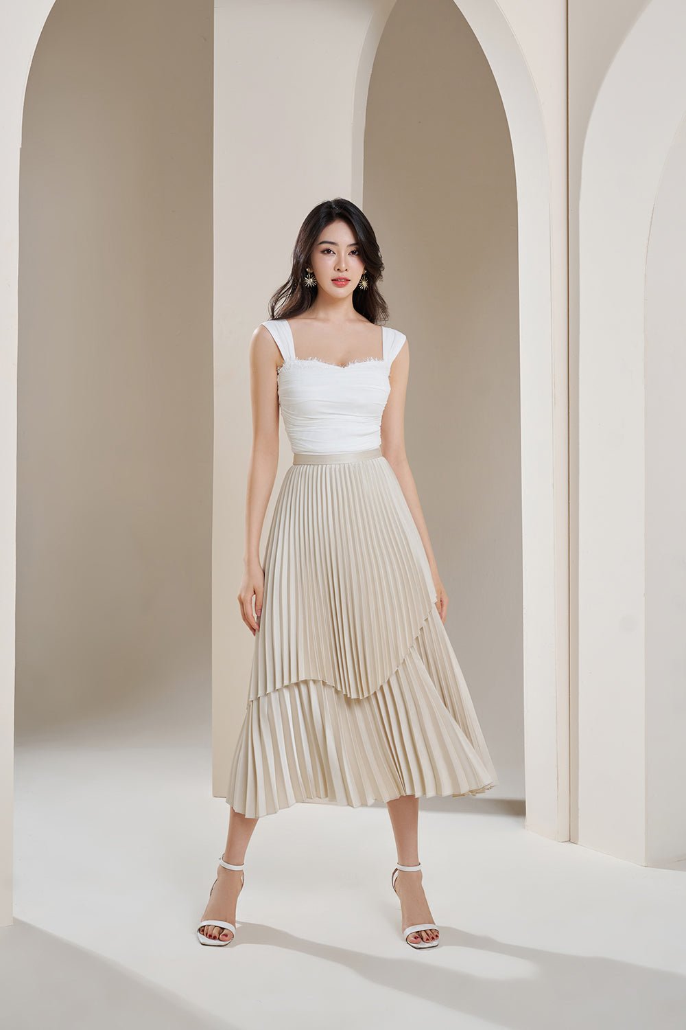 Carla Top and Arya Skirt Set