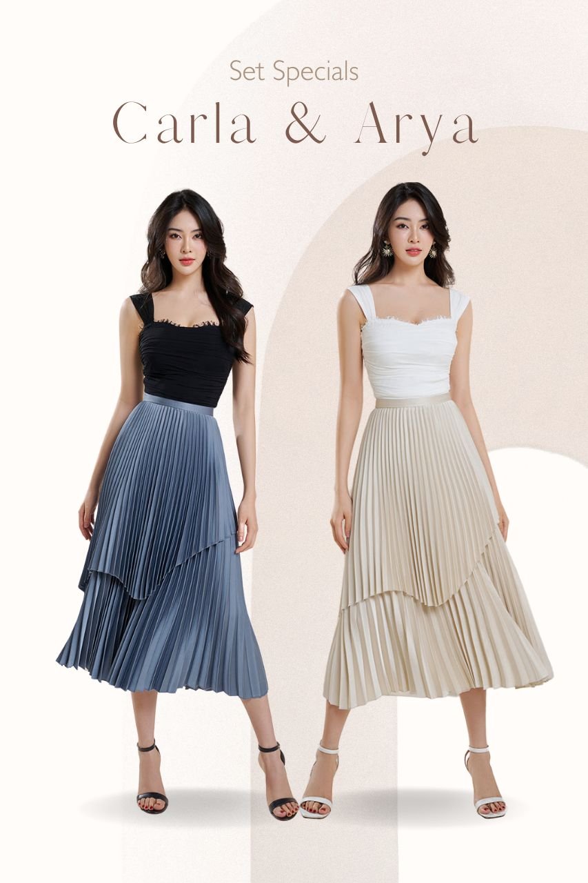 Carla Top and Arya Skirt Set