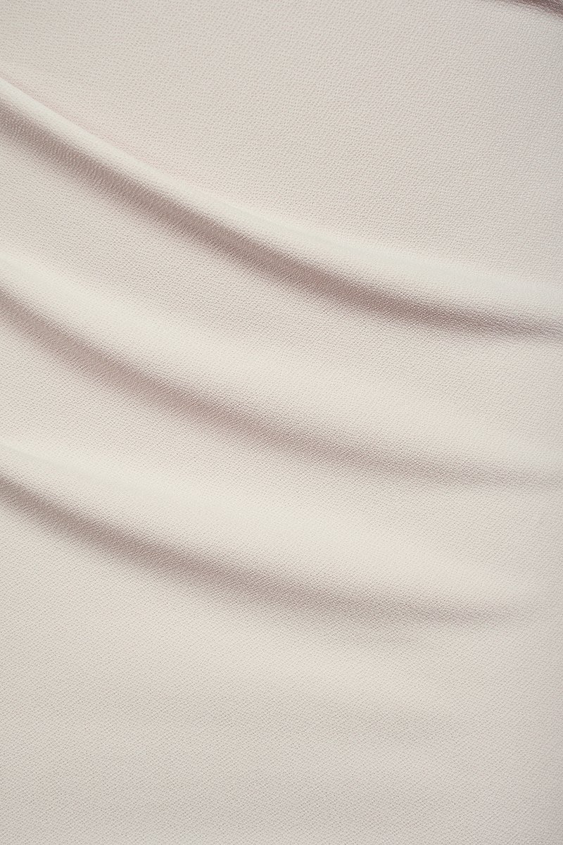 Soleil Queen Anne Padded Dress in Ivory