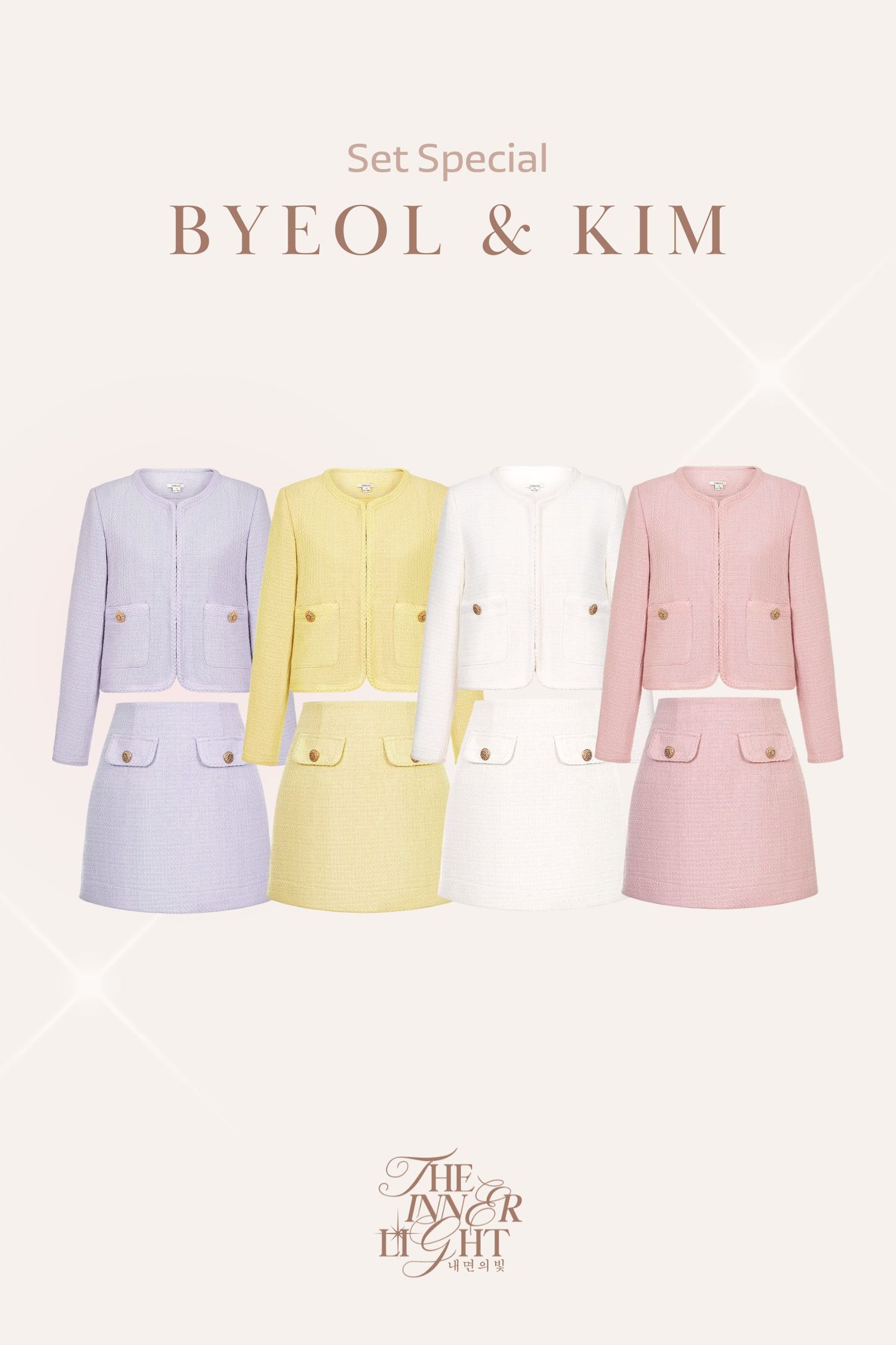 Byeol Jacket and Kim Mini Skort Set