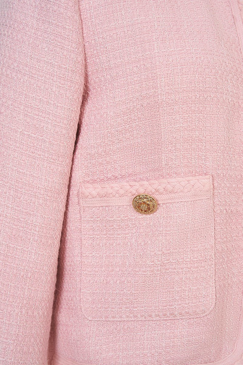 Byeol Tweed Jacket in Rose Pink