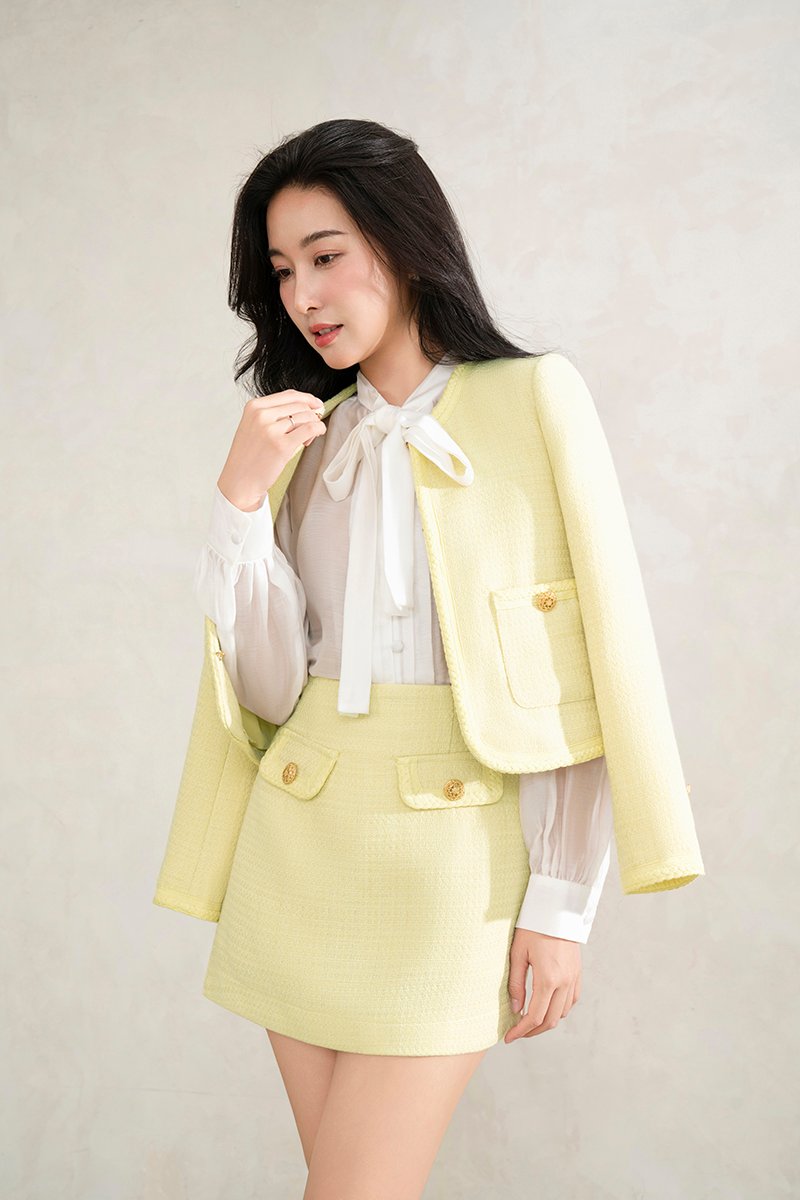 Kim Mini Skort in Daffodil Yellow