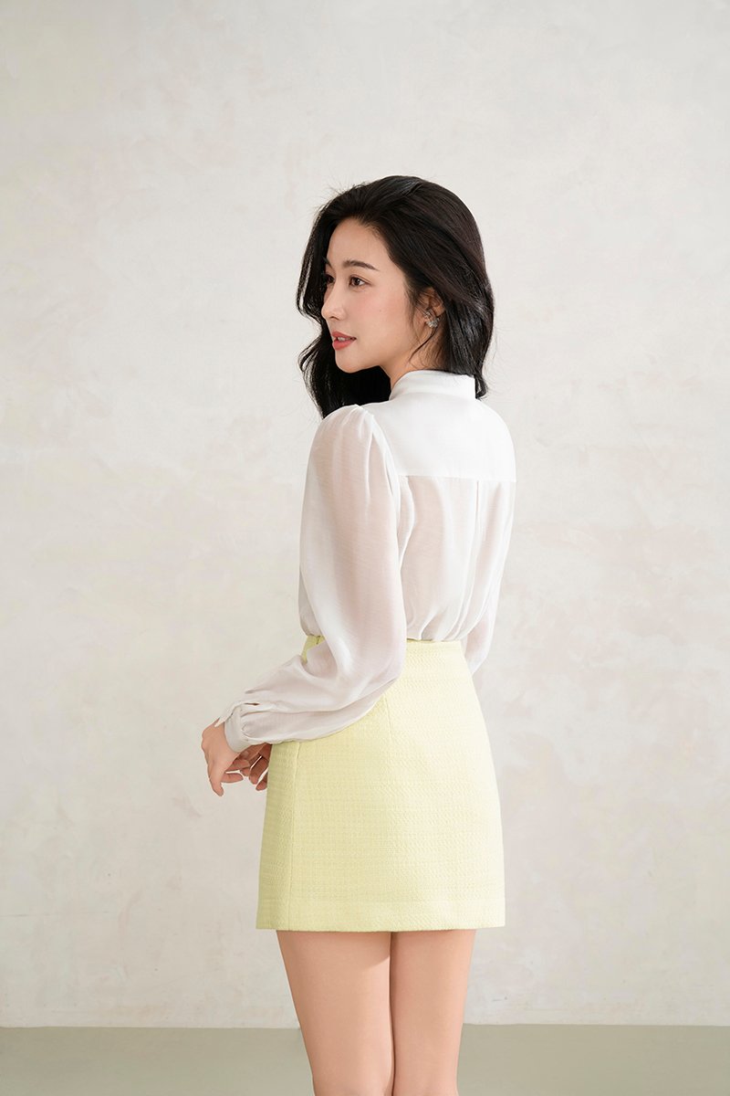 Kim Mini Skort in Daffodil Yellow