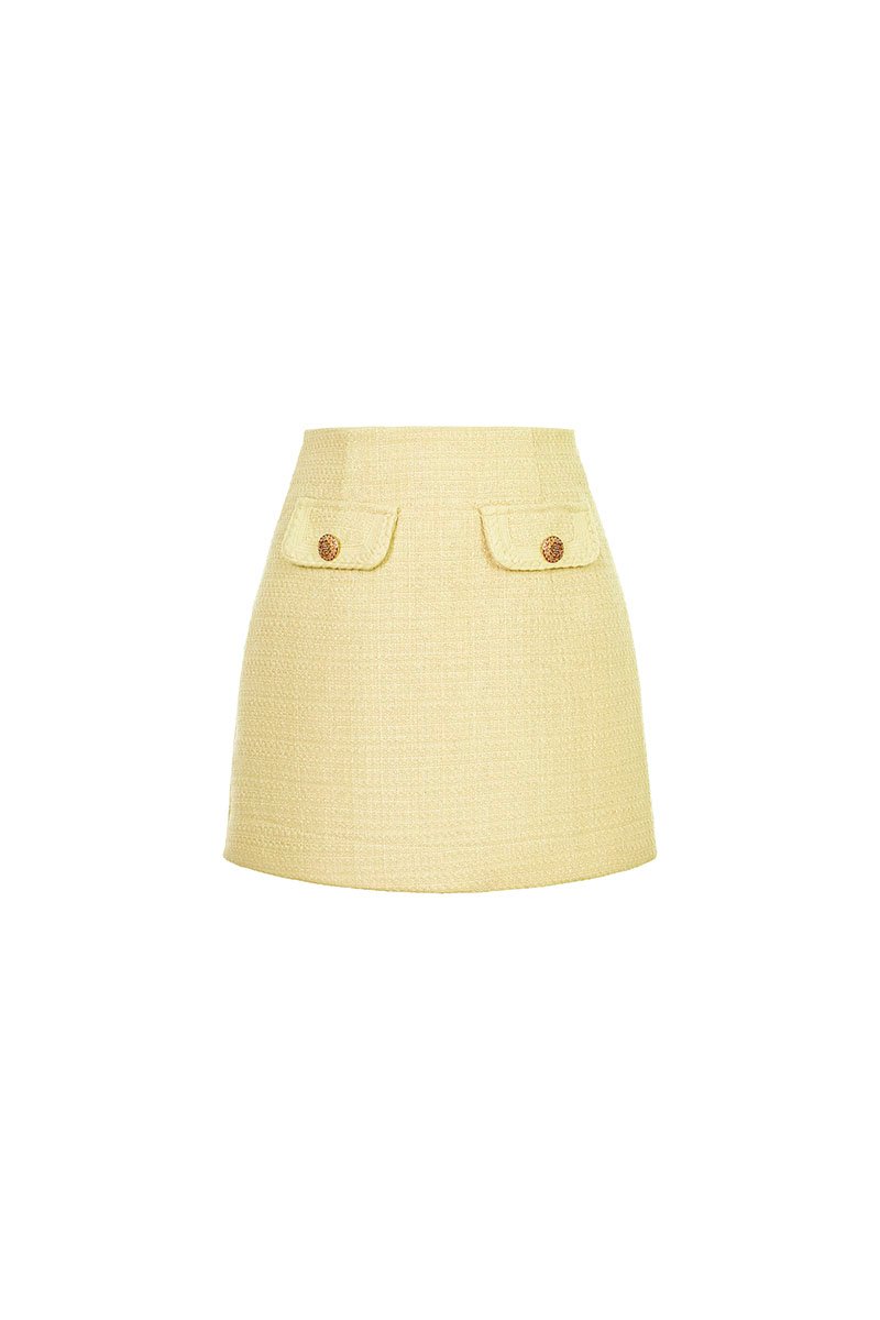 Kim Mini Skort in Daffodil Yellow
