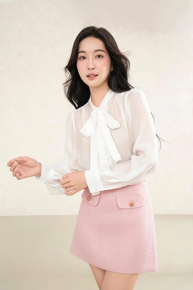 Kim Mini Skort in Rose Pink