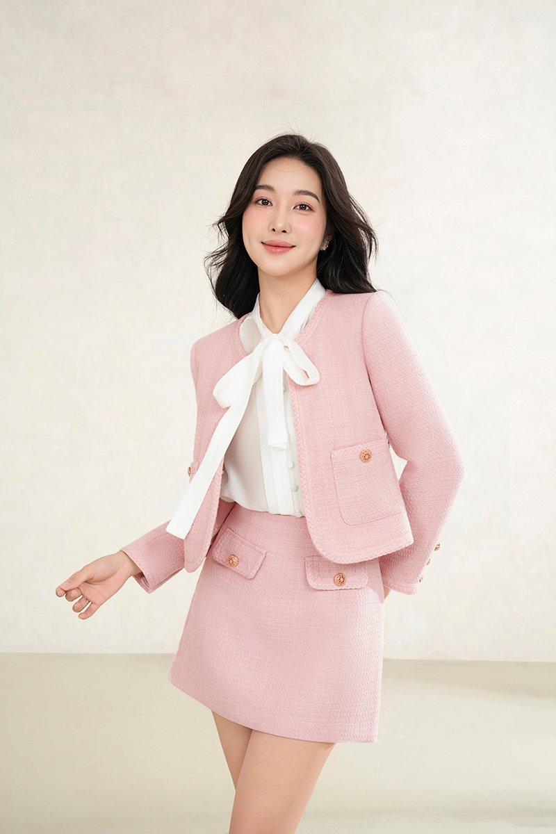 Kim Mini Skort in Rose Pink