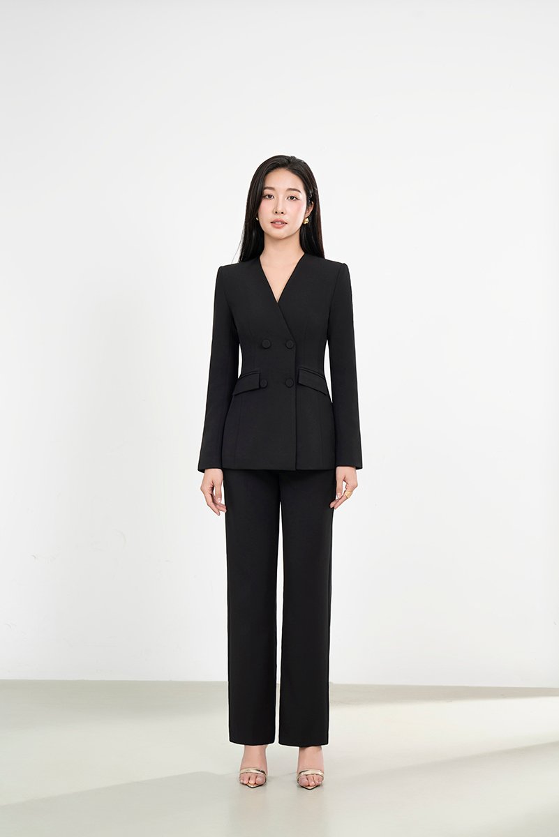 Miyeon Tailored Pants in Classic Black