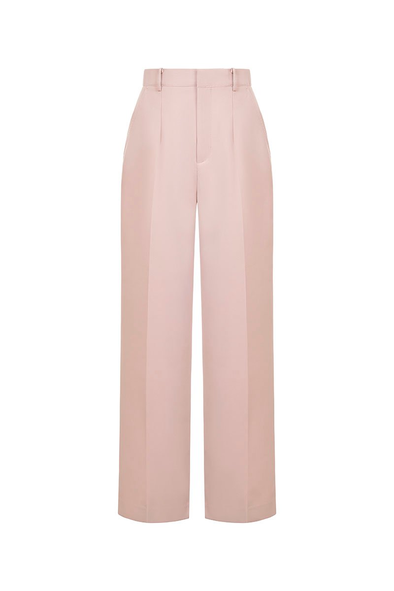 Miyeon Tailored Pants in Nude Pink