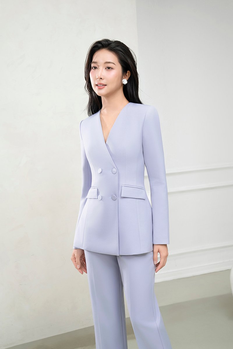 Miyeon Tailored Pants in Storm Cloud