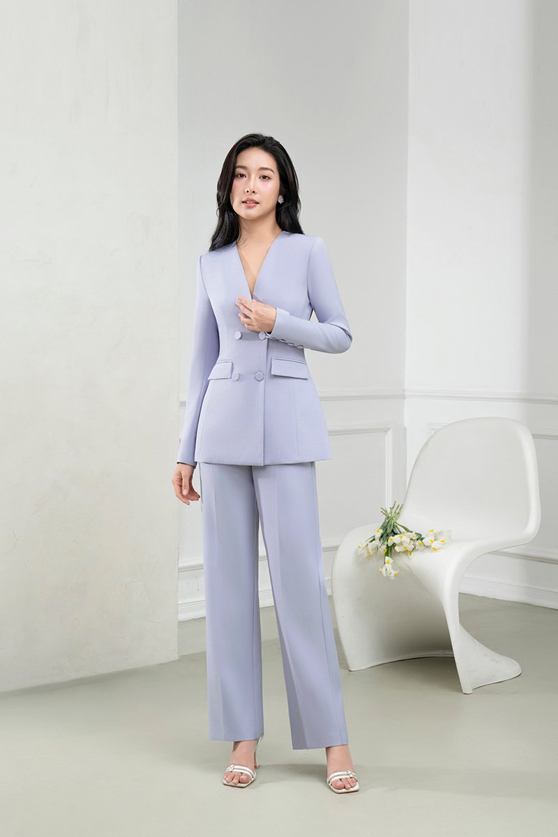 Miyeon Tailored Pants in Storm Cloud
