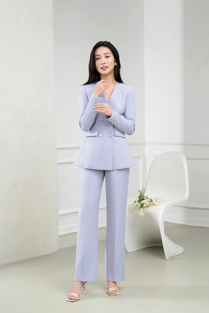 Miyeon Tailored Pants in Storm Cloud