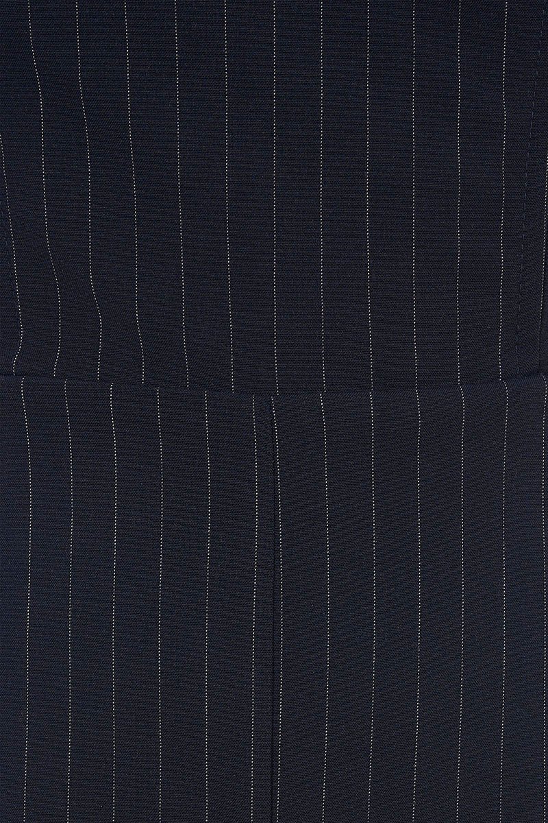 Seulgi Pinstripe Jumpsuit in Navy Pinstripe