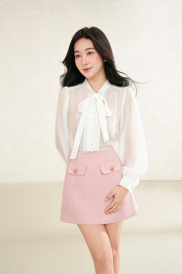 Kim Mini Skort in Rose Pink