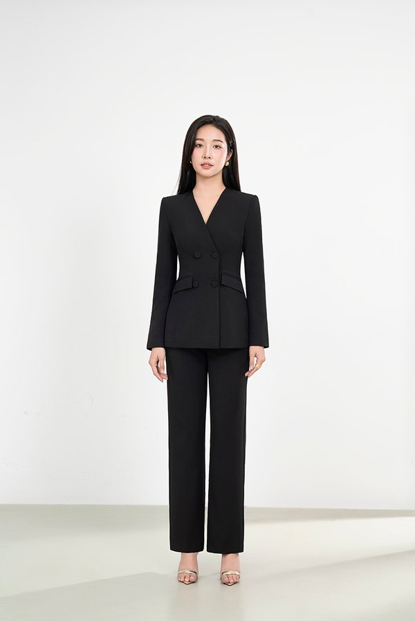 Miyeon Tailored Pants in Classic Black