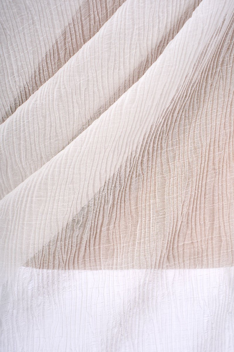 Celia Asymmetrical Pleated Top with Padded Tube in Iconic White