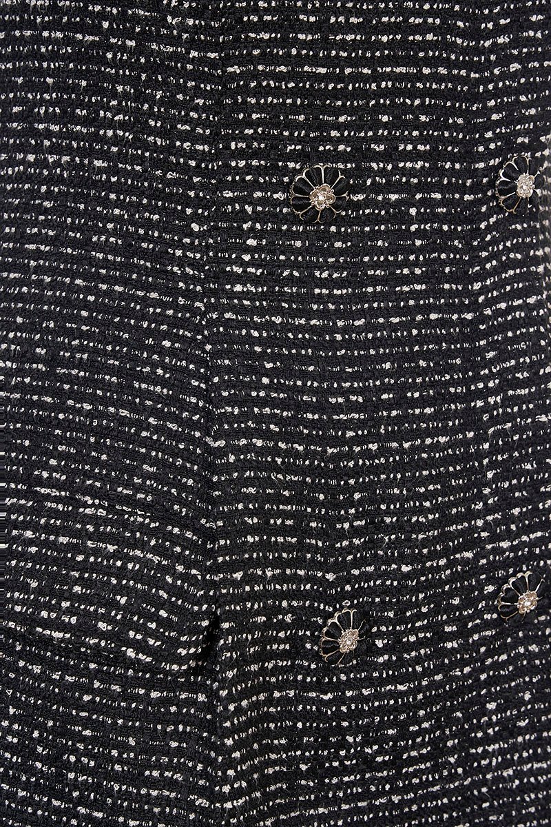 Chaerin Off Shoulder Mini Dress in Classic Black