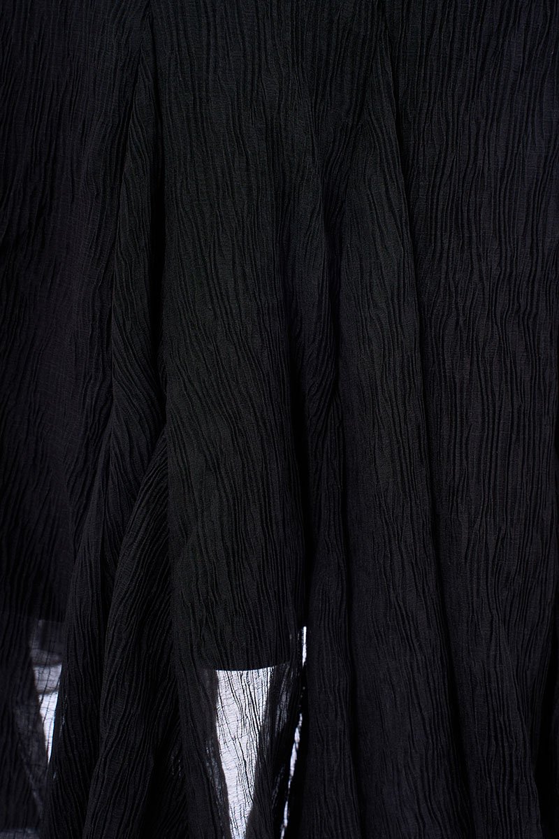 Ingrid Gusset Mini Dress with Padded Inner Dress in Classic Black