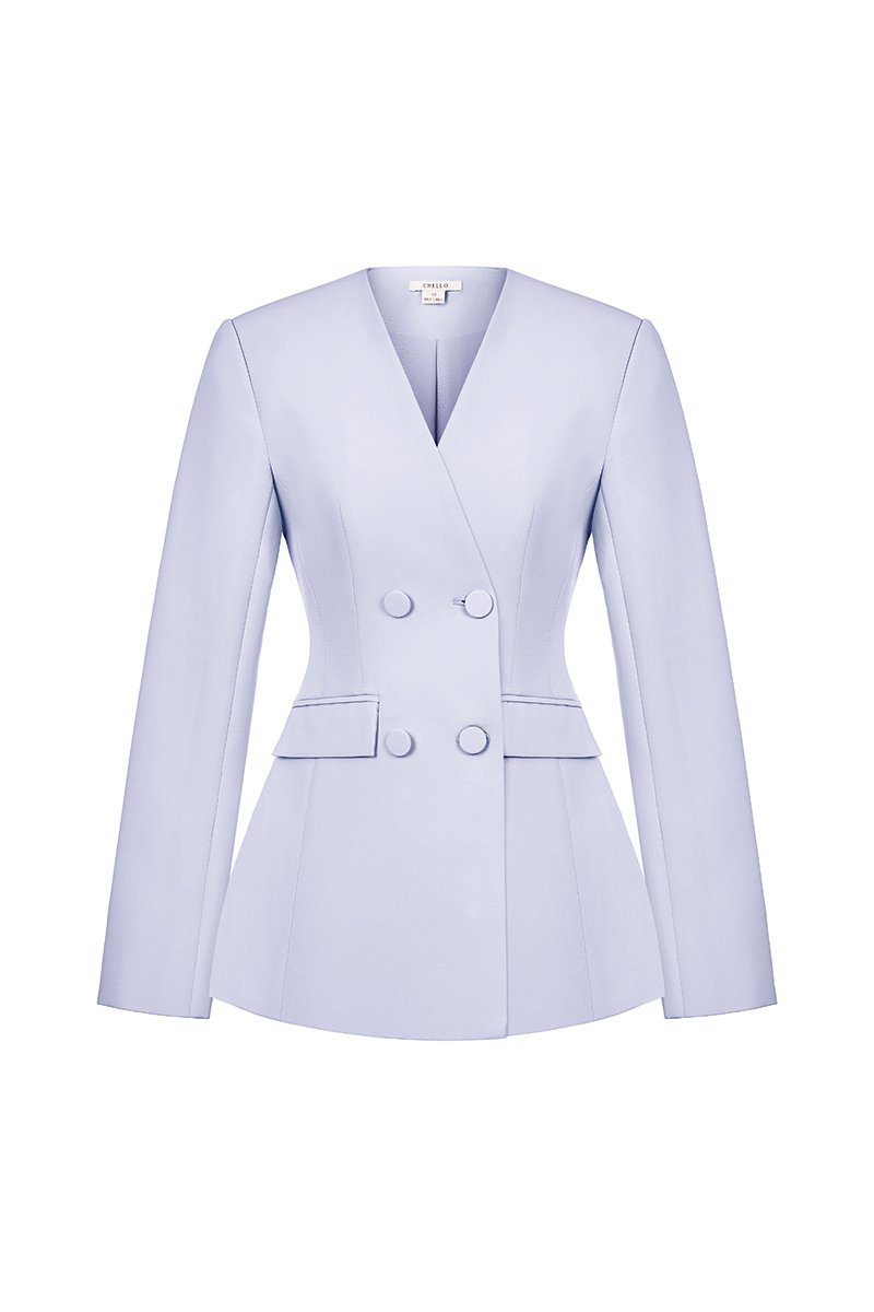 Miyeon Tailored Blazer in Storm Cloud