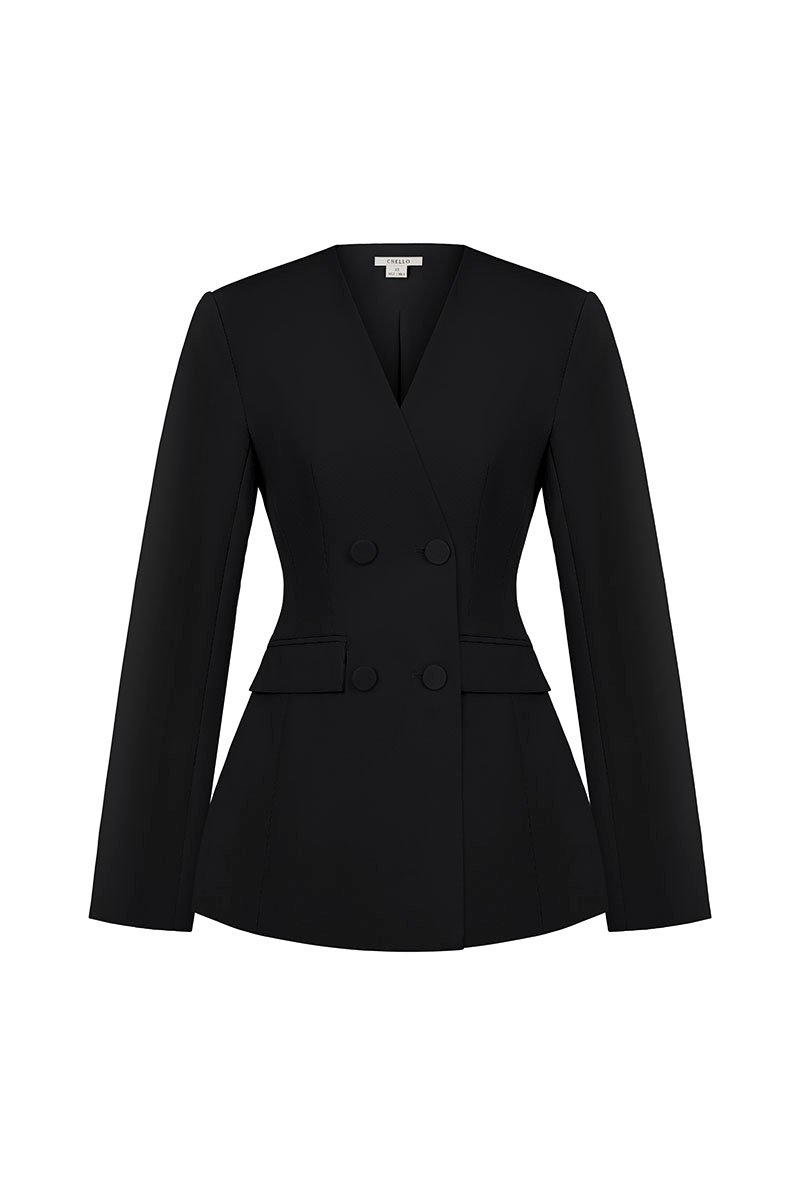 Miyeon Tailored Blazer in Classic Black