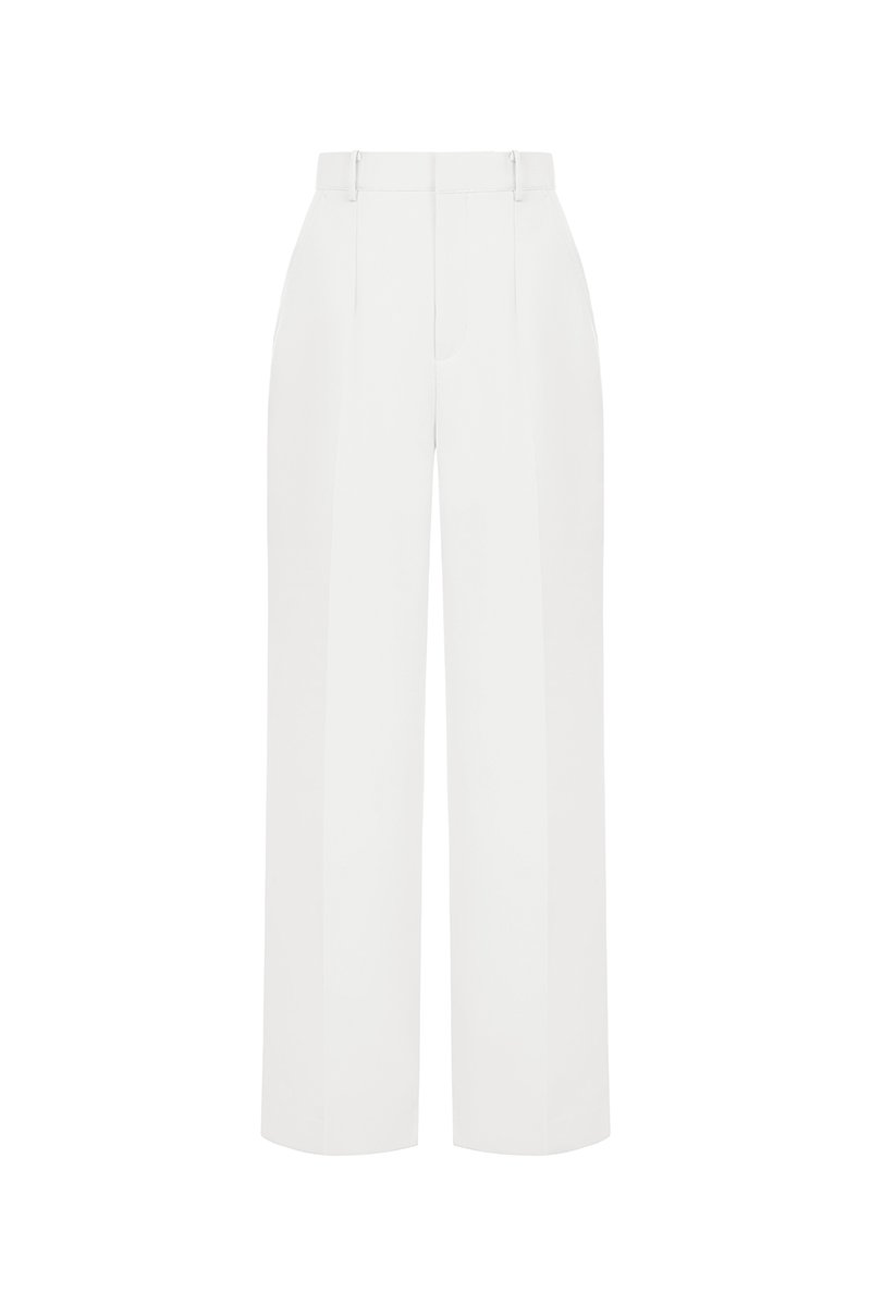 Miyeon Tailored Pants in Iconic White