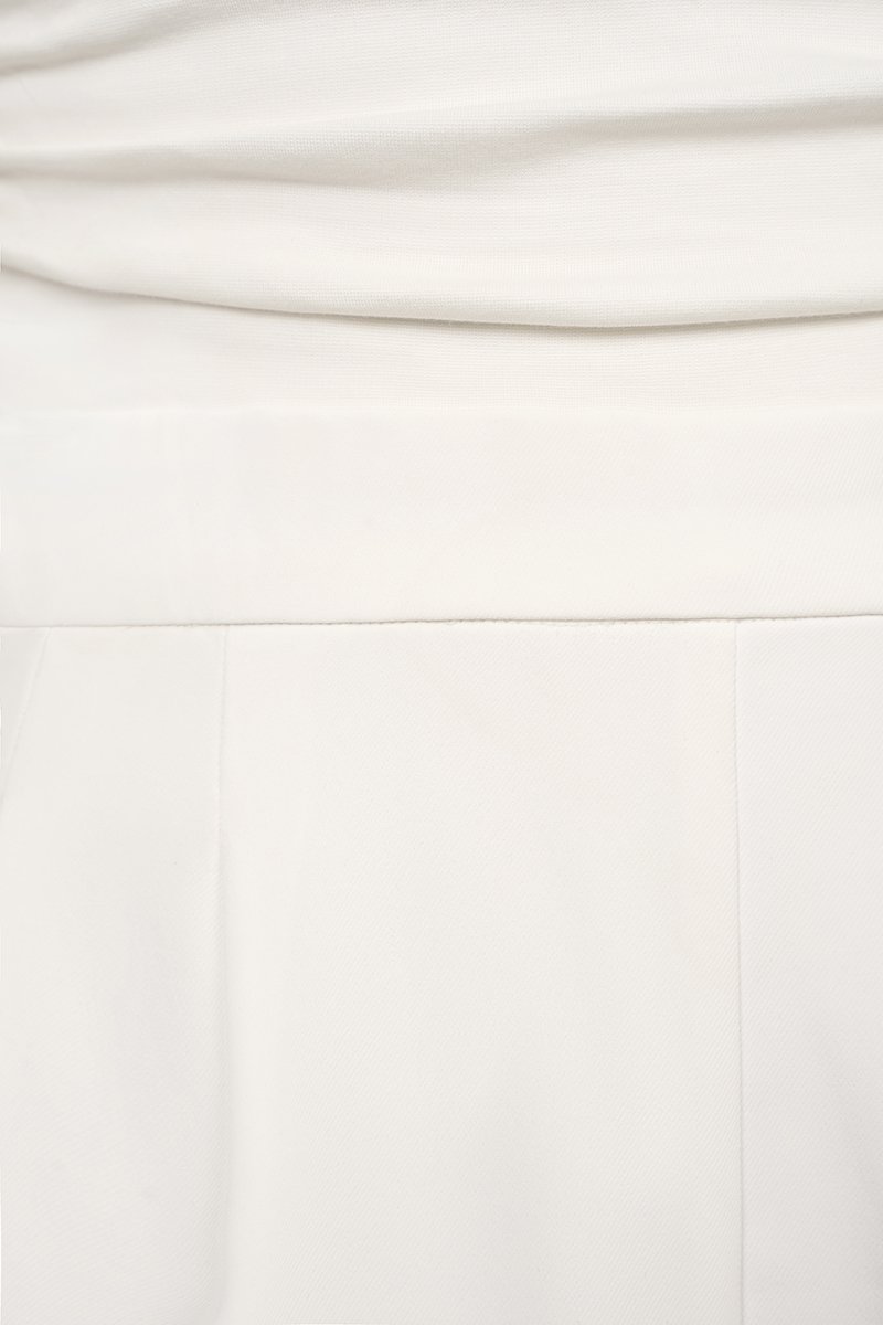 Piper Off Shoulder Jumpsuit in Iconic White