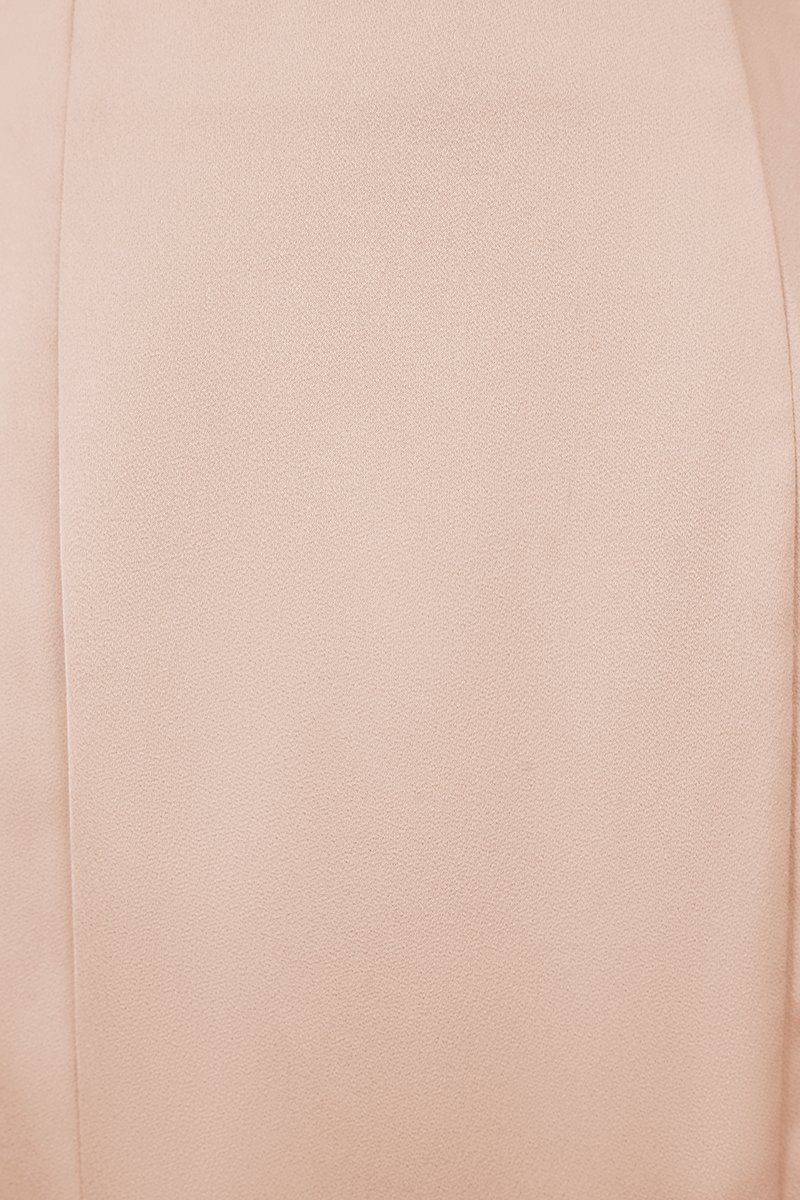 Suhye Mermaid Skirt in Nude Pink