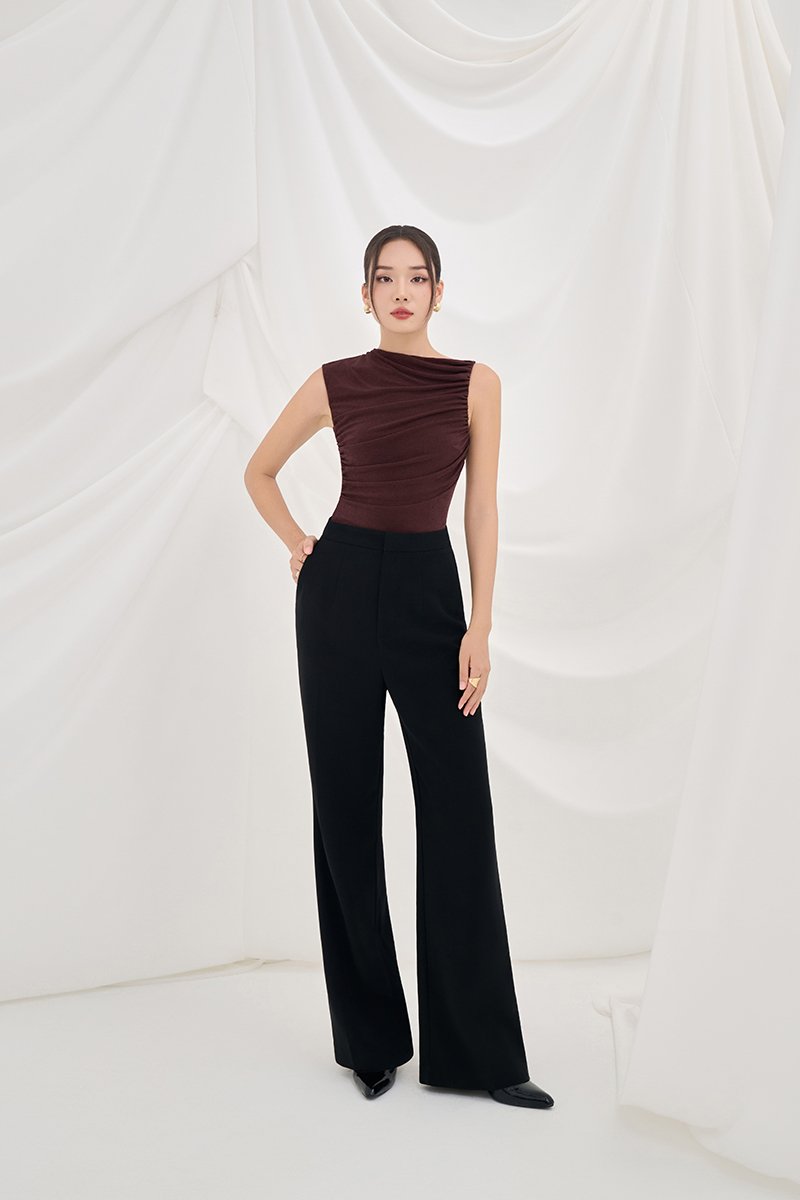 Brooklyn Straight Pants in Classic Black