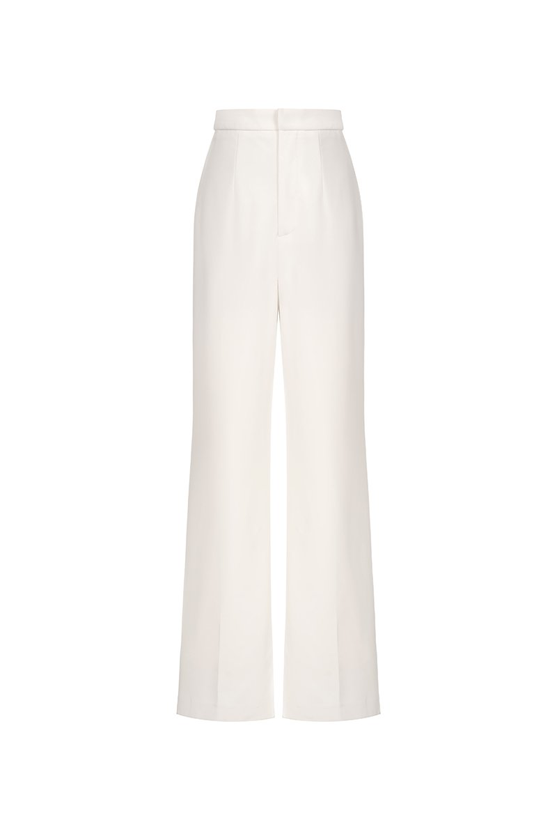 Brooklyn Straight Pants in Iconic White