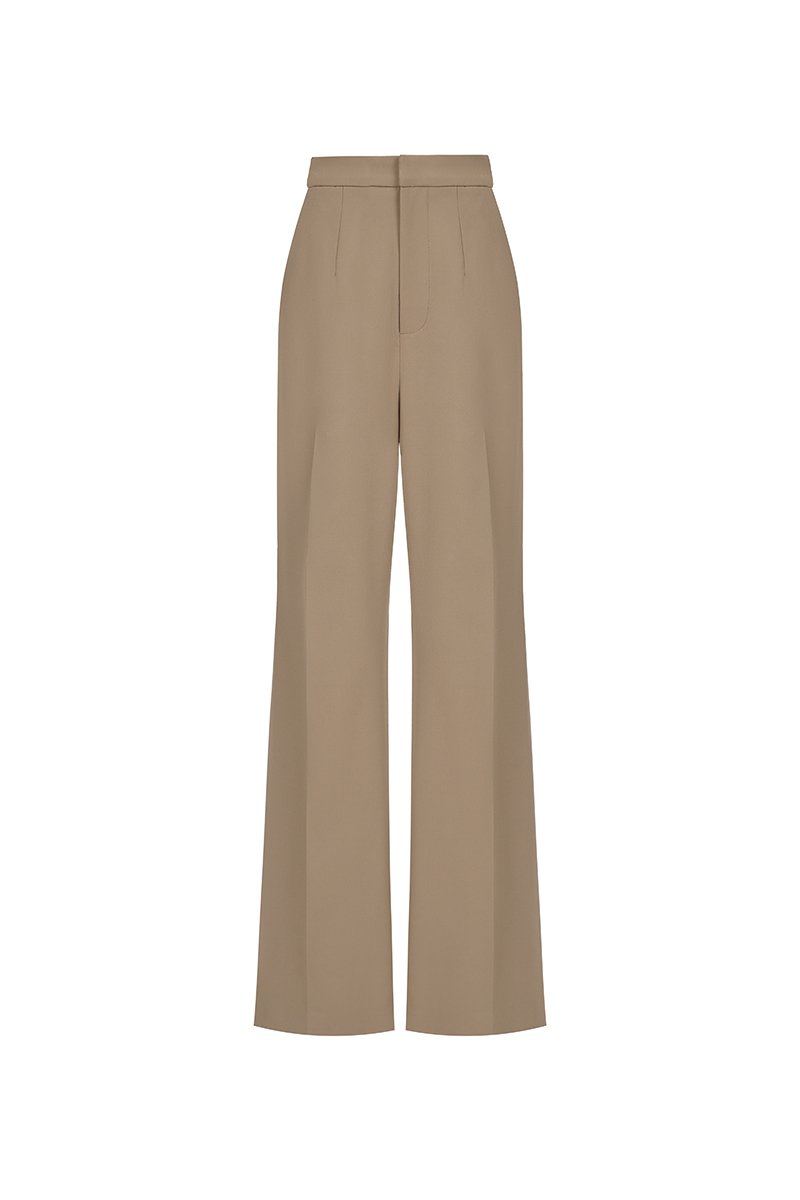 Brooklyn Straight Pants in Soft Khaki