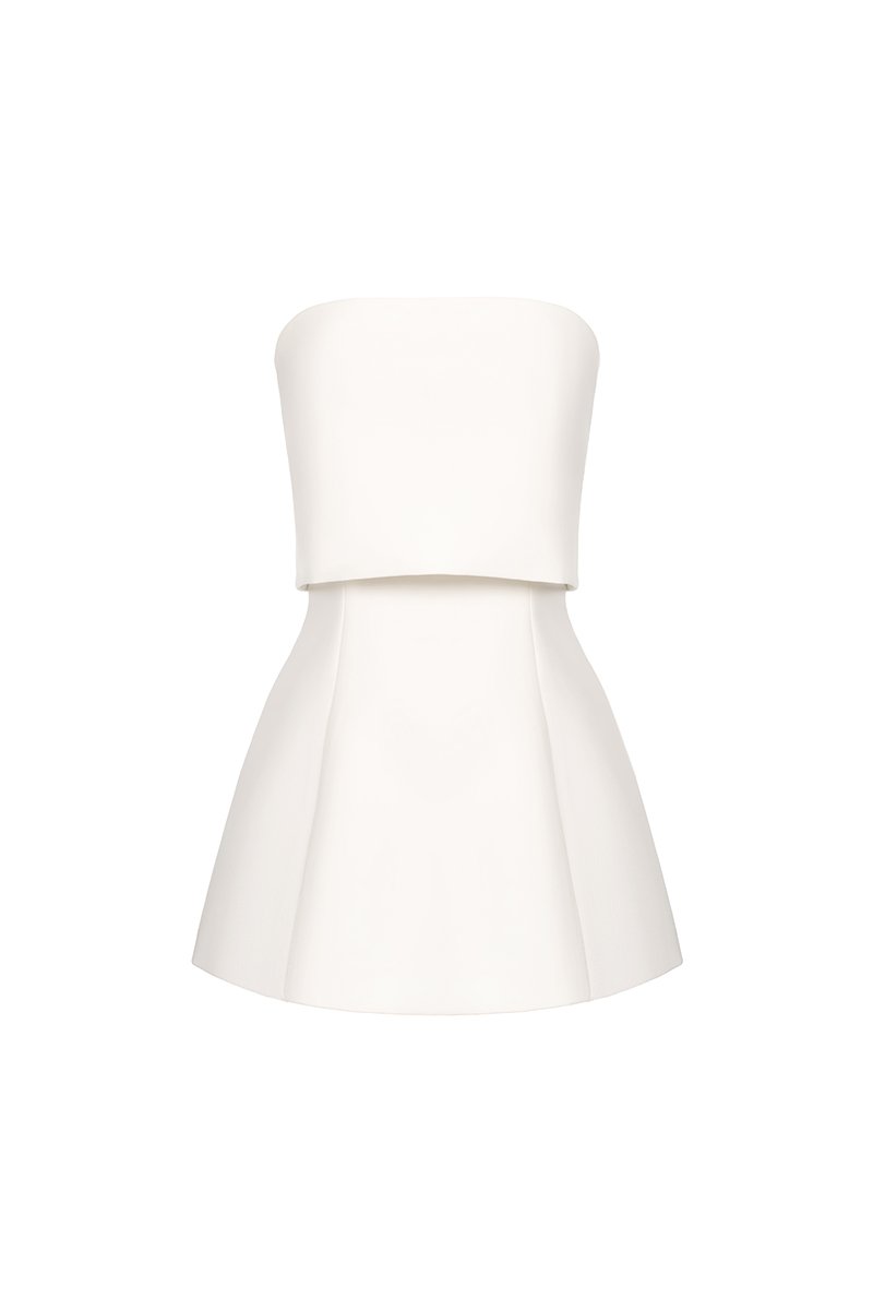 Callione Padded Tube Top in Iconic White