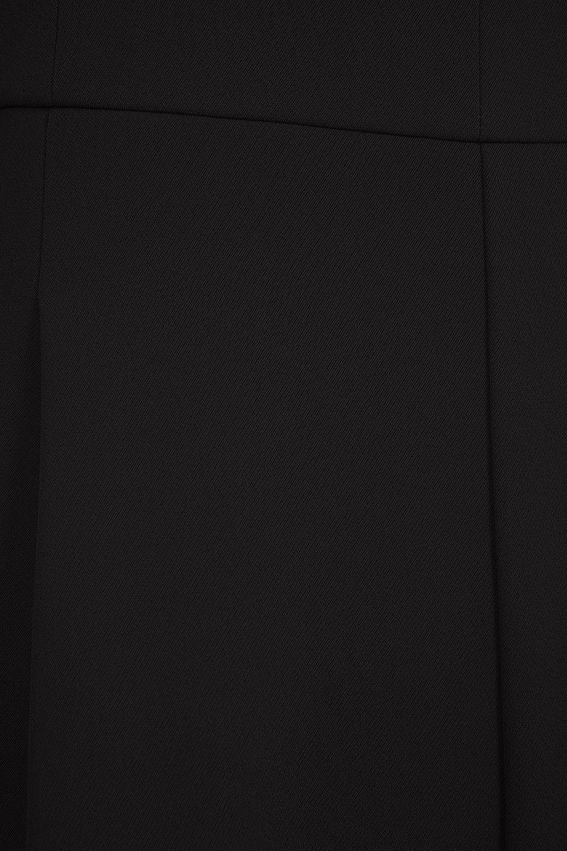 C&eacute;drine Padded Tube Jumpsuit with Sash in Classic Black