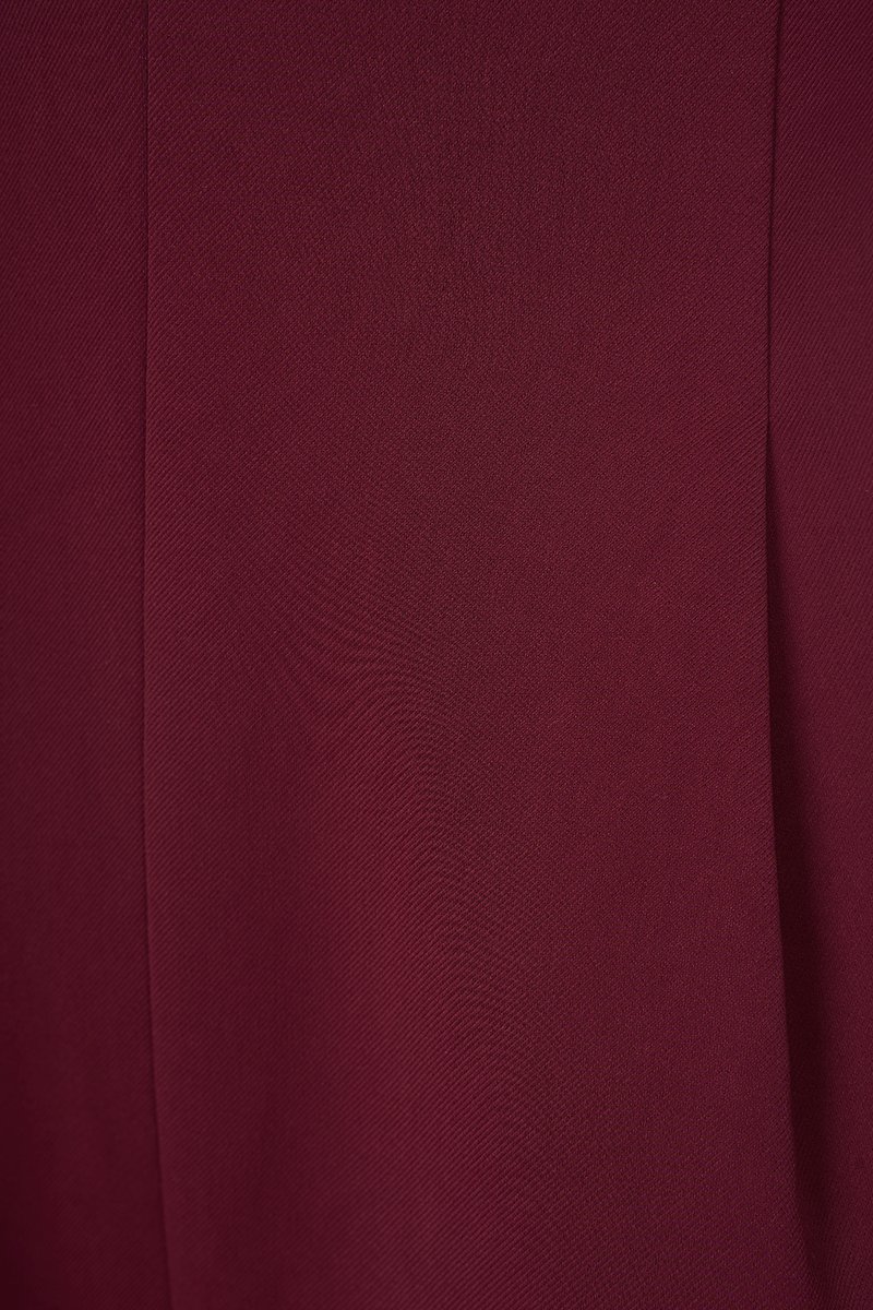 C&eacute;drine Padded Tube Jumpsuit with Sash in Merlot