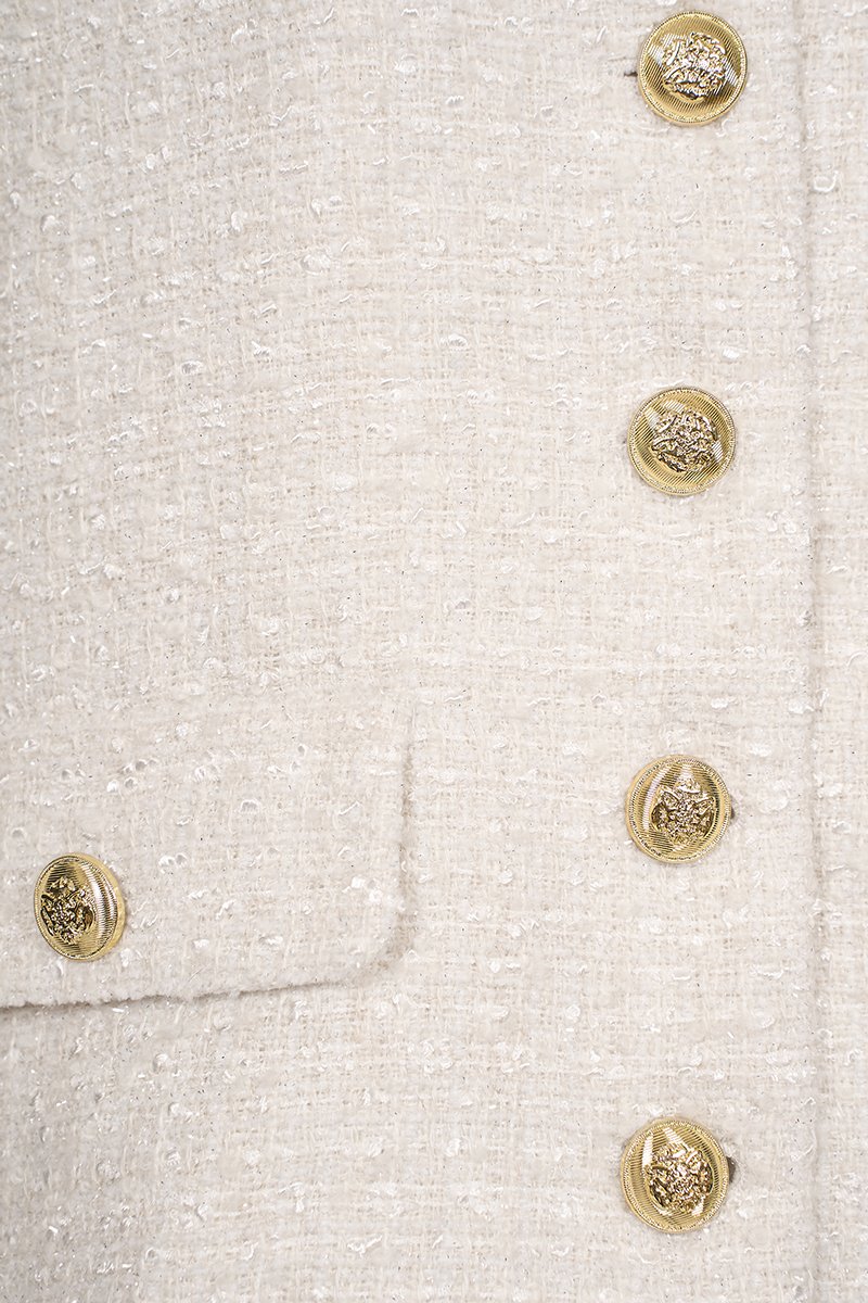 Cove Tweed Jacket in Cream