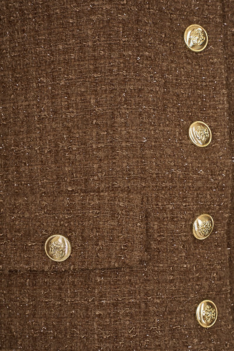 Cove Tweed Jacket in Teddy Brown