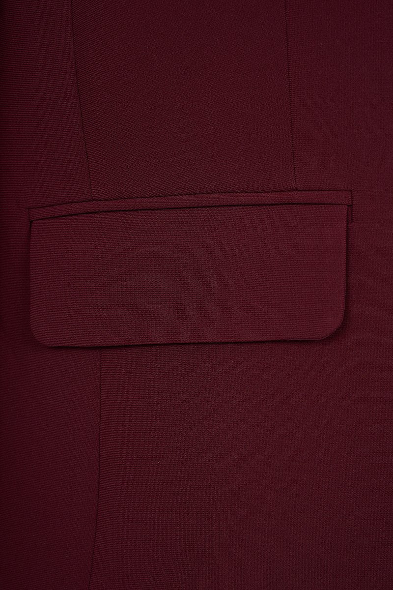 Isolde Oversized Blazer in Pinot Noir