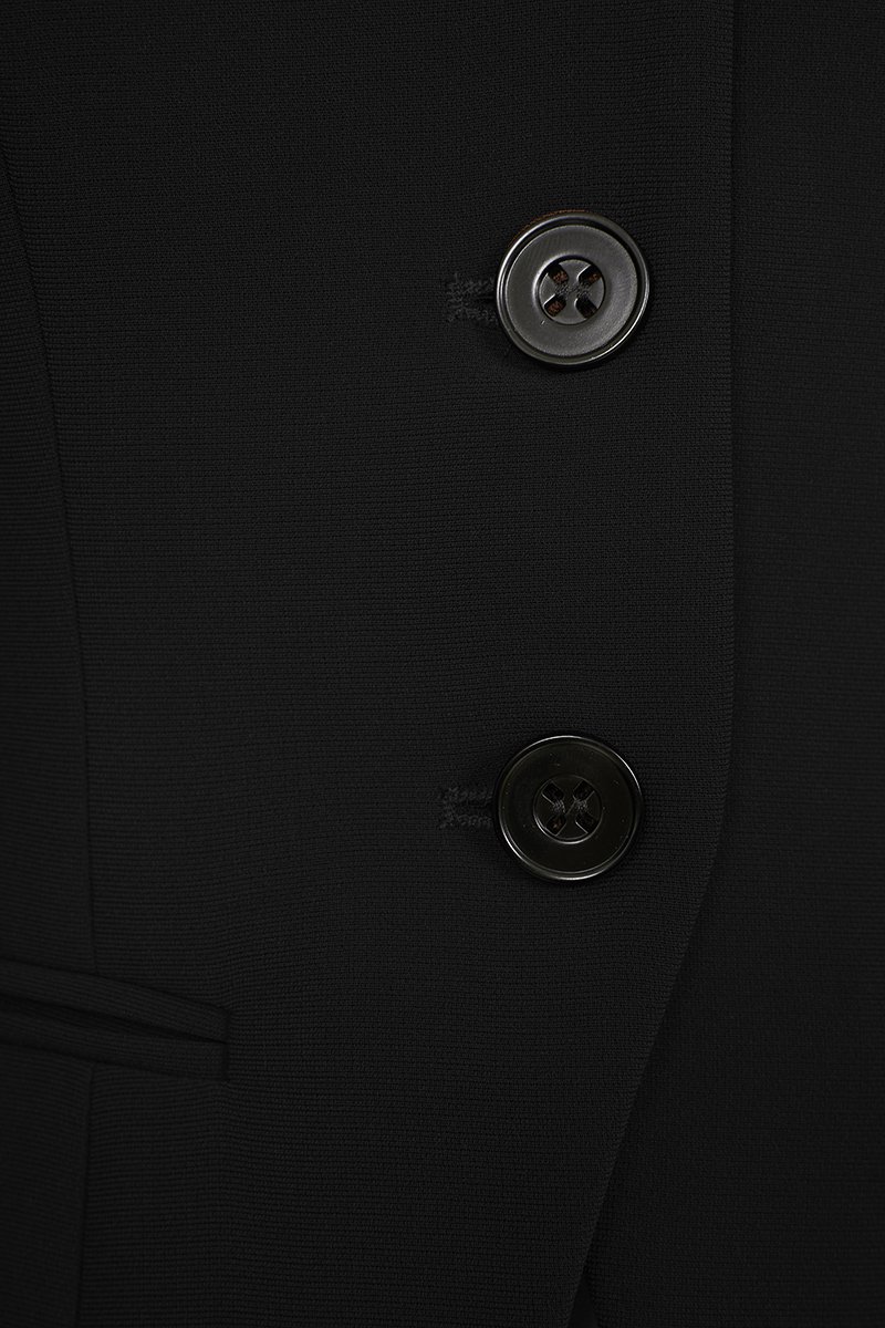 Isolde Tailored Vest in Classic Black