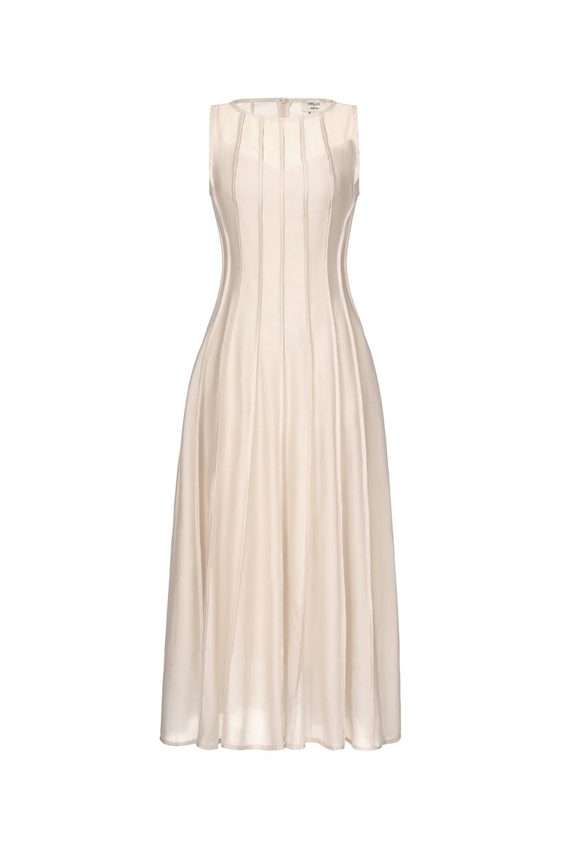 Shiloh Panel Maxi Dress in Ivory