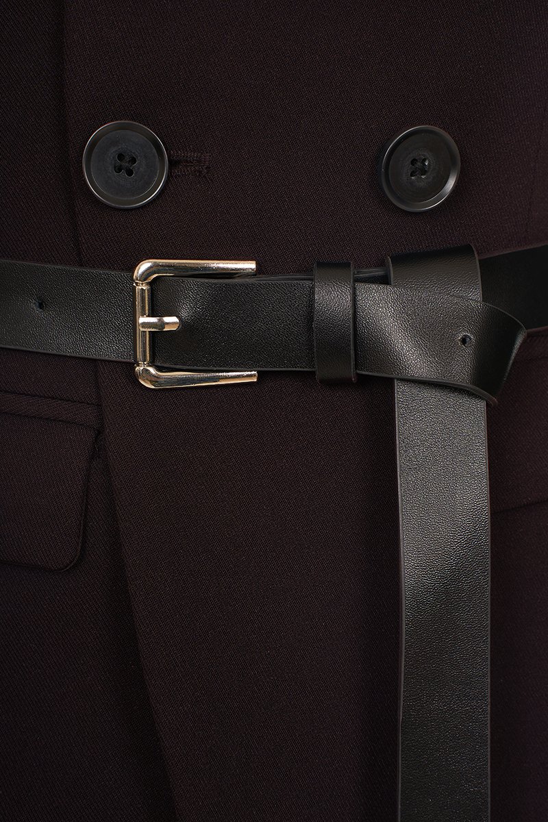 Vionne Asymmetrical Off Shoulder Top in Espresso