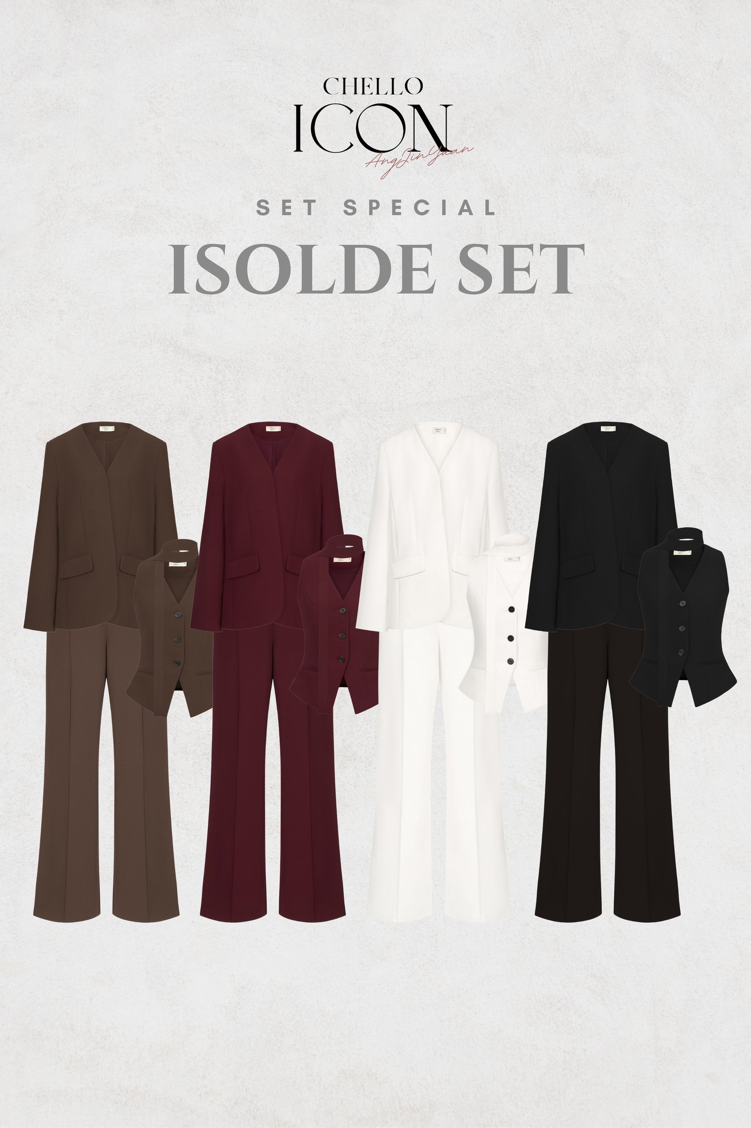 Isolde 3-Piece Set