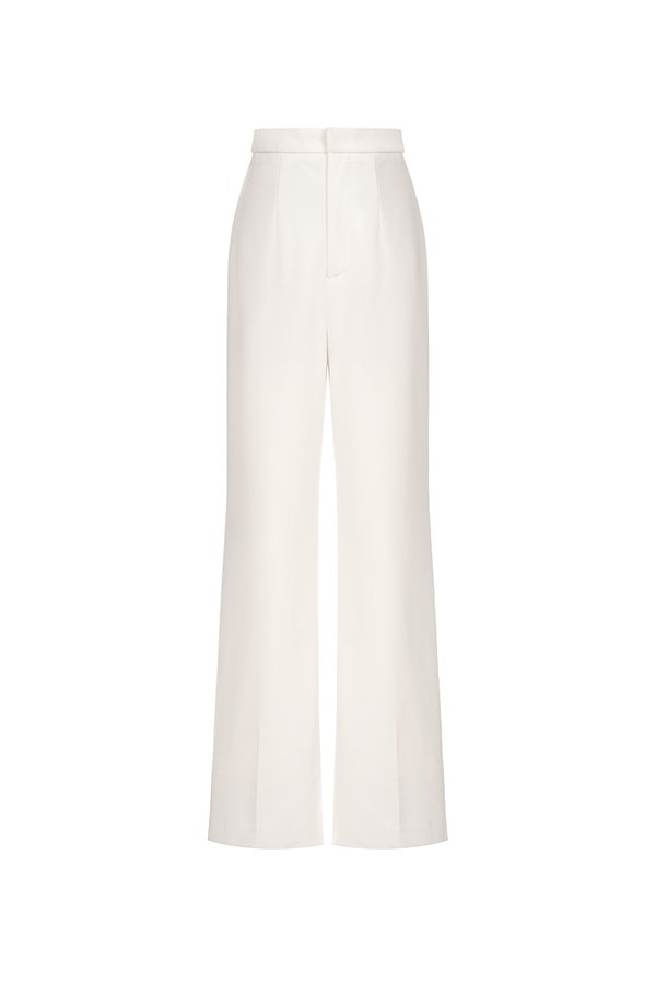 Brooklyn Straight Pants in Iconic White