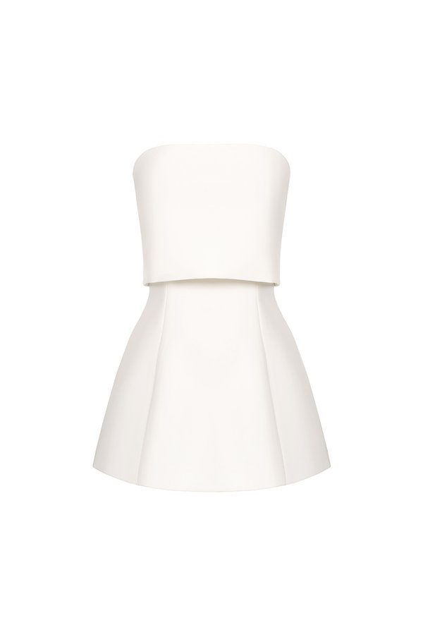 Callione Padded Tube Top in Iconic White