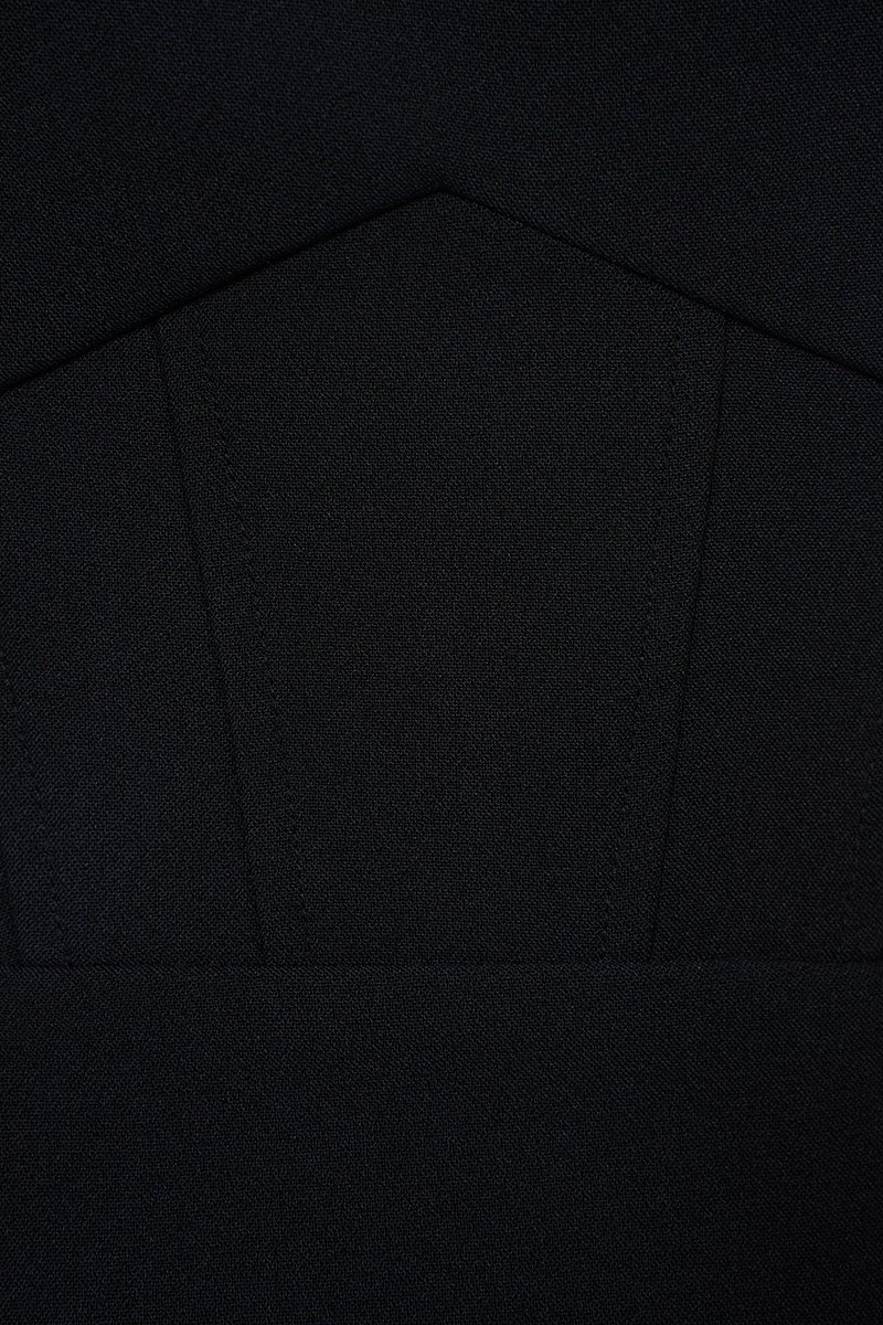 Caelia Padded Romper Dress in Classic Black