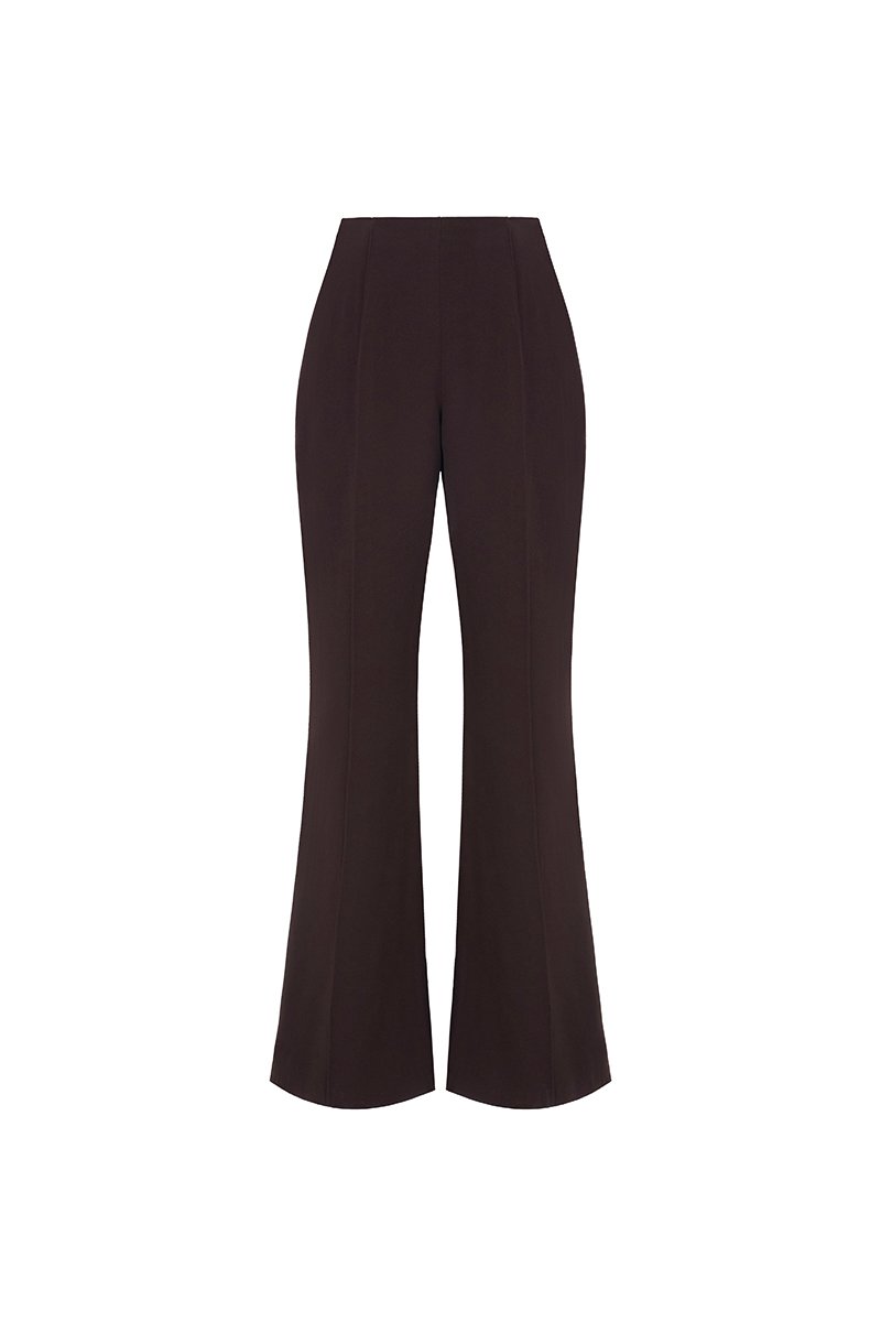 Michelle Flared Bell Pants in Espresso