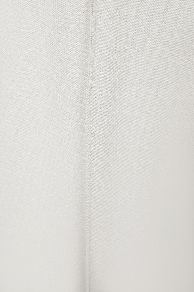 Michelle Flared Bell Pants in Light Grey Frost